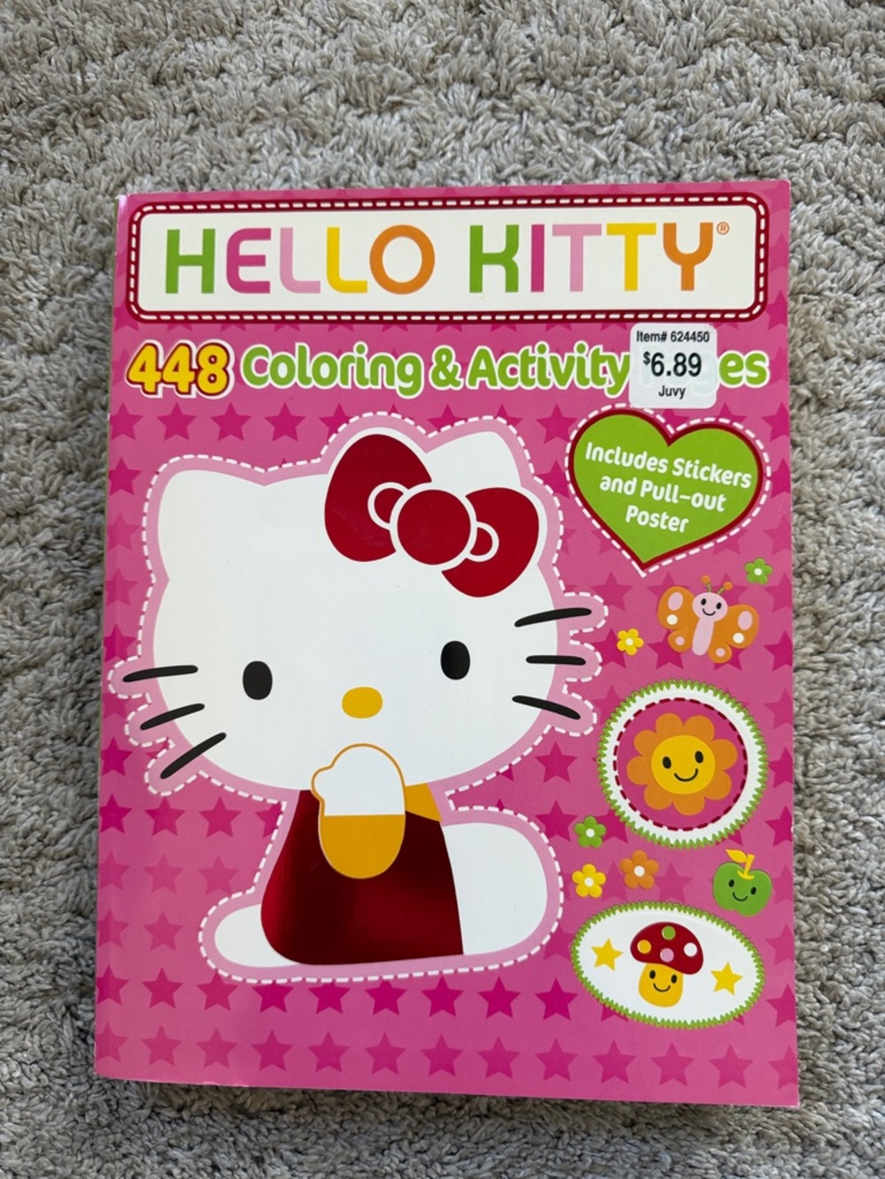 Hello Kitty Pink & Red Coloring and Activity Book